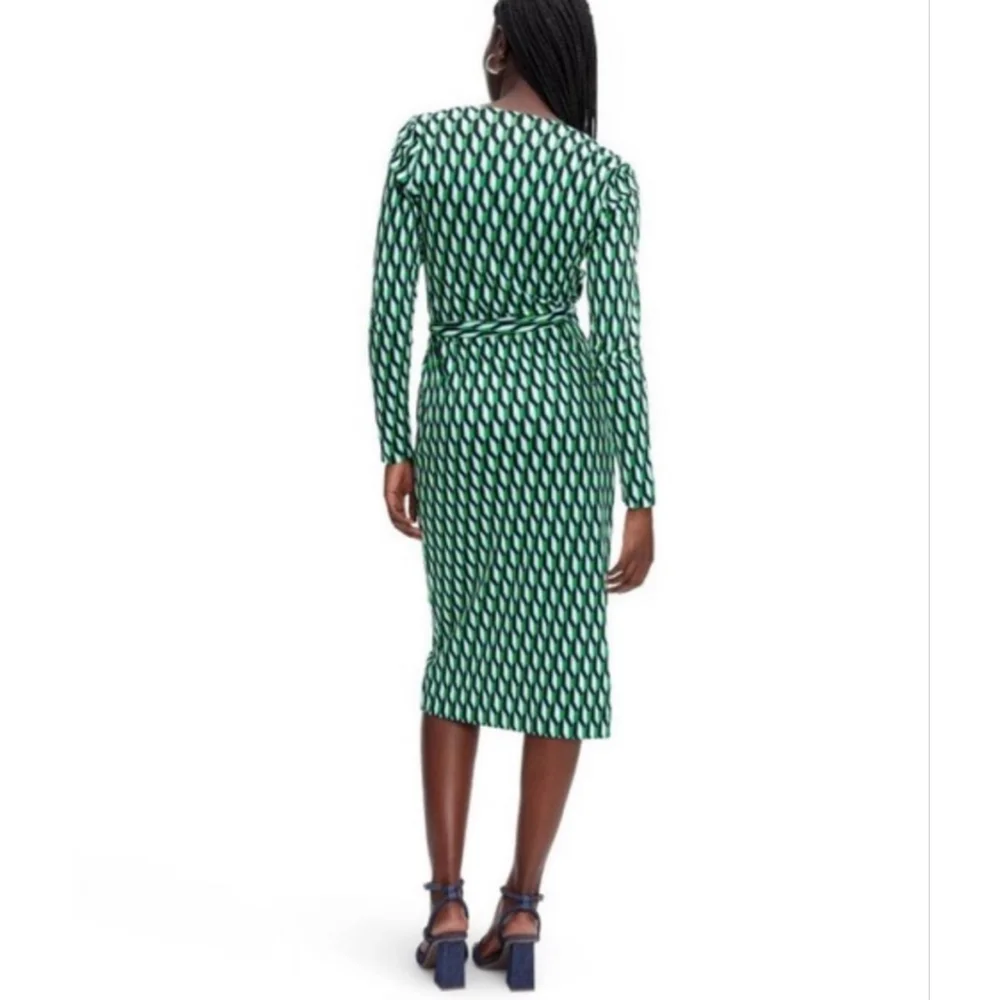 Diane Von Furstenberg x Target NWT midi geometric wrap dress XS